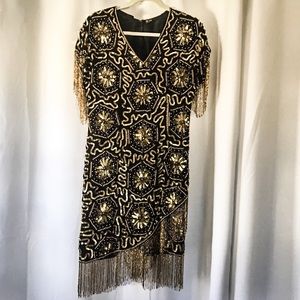 Vintage ‘80s Great Gatsby Flapper Dress